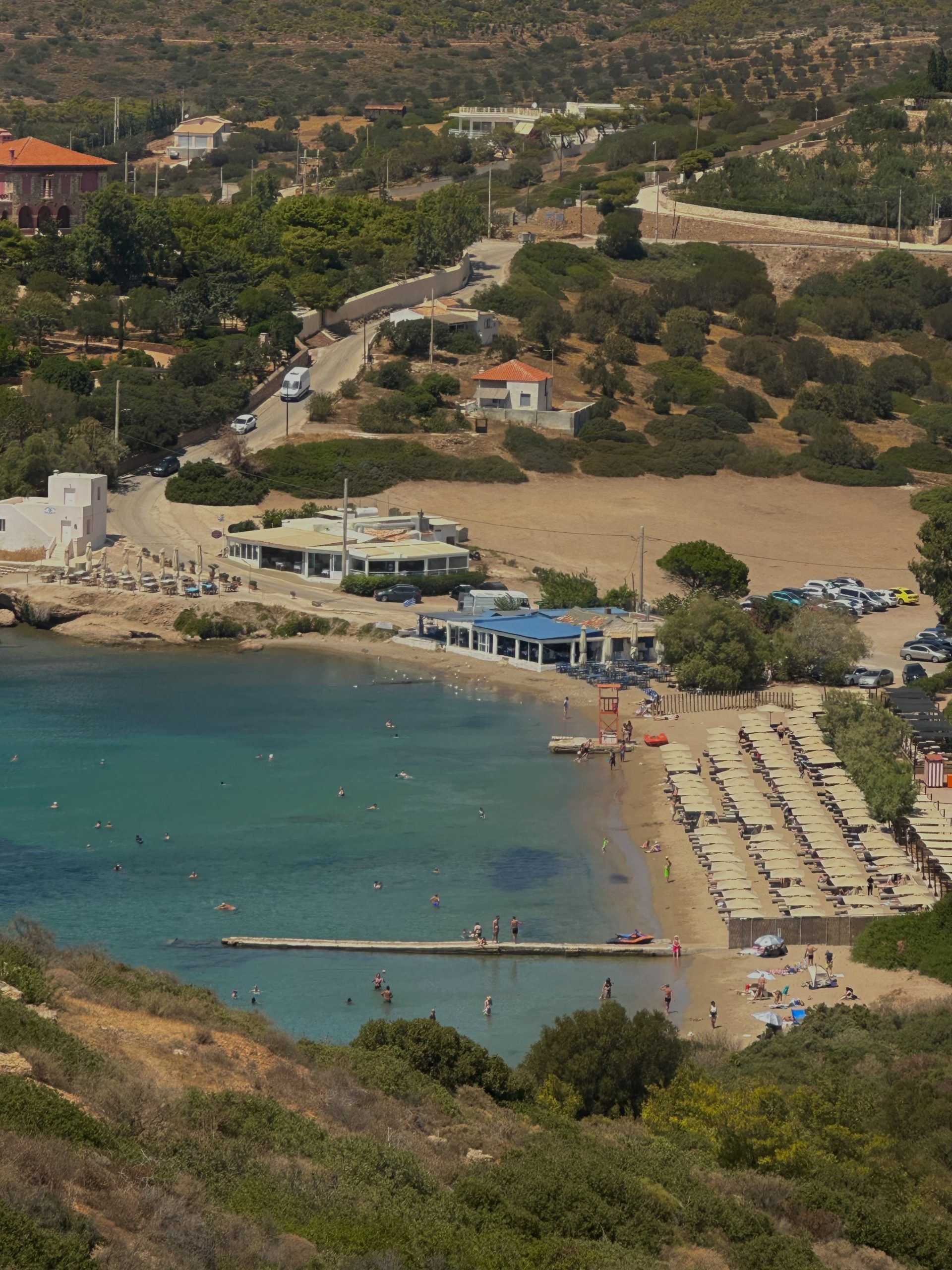 this is a picture of a beach in athens greece 